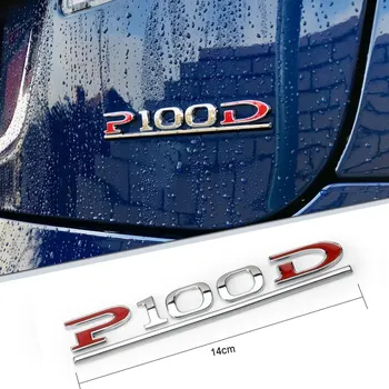 Auto Bagāžnieka Chrome ABS Emblēmu Žetons par Tesla Model 3 X S Roadster P100D Uzsvērt P85D P90D 85 100 Logo Uzlīmes, Auto Piederumi