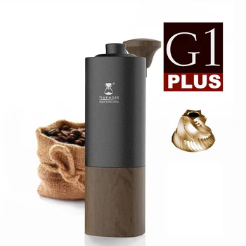 TIMEMORE Kastaņu G1 / G1 PLUS manuāla kafijas dzirnaviņas uzlabot titāna pārklājumu burr minimālisms kafijas dzirnaviņas pārlejiet espresso