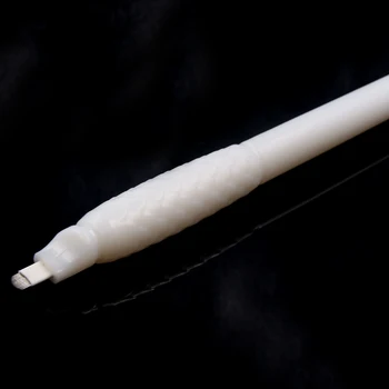 Jaunākās dizaina vienreizējās lietošanas microblading pildspalvu pastāvīgais uzacu grims microblading rokas instrumentu rokasgrāmata tetovējums pildspalvu 10pcs