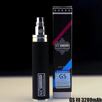 Sākotnējā GS ego II kit 3200mAh Lielas ietilpības elektronisko cigarešu pildspalva 510 CE4 92a3 Pulverizators ecig Akumulatora Multi-krāsa pēc izvēles