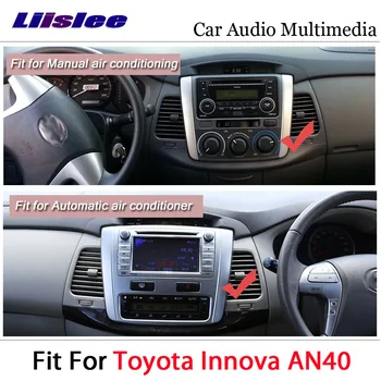 Android Tesla vertikālā Toyota Innova AN40 2004~. gadam Stereo Radio Auto Carplay GPS Kartes, Navigācijas Sistēma, Multimediju Atskaņotājs