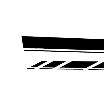 Ir 2021. Pasūtījuma, Auto Virsbūves Sānu Līniju Modelis Vinila Sacīkšu Sporta Ilgu Decal Uzlīmes VW Transporter T4 T5 T6 Camper Van 2gab