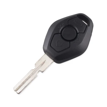 KEYYOU 50gab 3 Pogas, Automašīnu Atslēgu Shell BMW 325i E38 E39 E46 ABS Sistēmu Taustiņu Tālvadības Pults Gadījumā Nomaiņa Auto Atslēgu Keyless Vāciņu