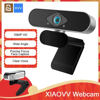 Xiaomi Xiaovv Webcam1080P Ultra Platleņķa autofokusu ar iebūvētu Mikrofonu, Lai Portatīvo DATORU Tiešsaistes Mācību Web-cam Xiaomi