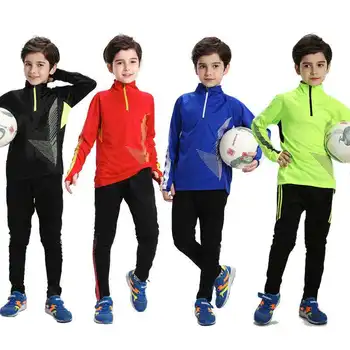 Zēns Meitene Pavasara Rudens Darbojas Sporta Krekls + Treniņbikses Bērniem, Bērniem, Basketbols, Futbols Komplekti, Sporta Tērps, Treniņtērpi Džersija Komplekts