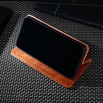 Ādas Maks Flip Case for LG K20 K30 K31 K40 K40S K41S K50 K50S K51 K51S K61 K300 2019 Cover W/ Magnētiskās Kartes Slots Couqe