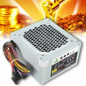 Karstā Pārdošanas 400 Vatu PC Datora Barošanas Datorā PC CPU Barošanas 20+4-pin 120mm Ventilatori ATX PCIE w/ SATA Augstas Kvalitātes