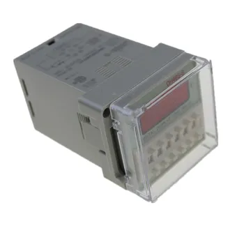 Digitālais displejs laika releju DH48S DH48S-S cikla kontroles relejs 0.1 S-99H 8PIN ar perforētu DC12V/24V/36V/AC110V/220V/380V