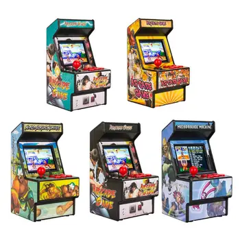 Mini Arcade Spēli Mašīna Rokas Uzlādējams Retro 16-bitu 156 Klasiskās Spēļu Konsoles, Bērniem,