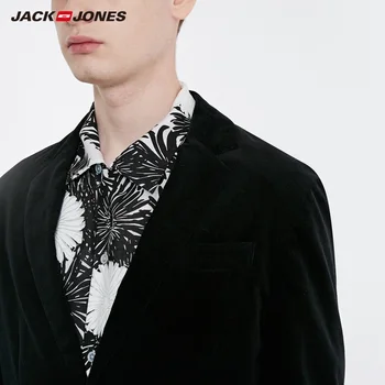 JackJones Vīriešu Kokvilnas Velveta Uzvalks Jaka Slim Žakete vīriešu apģērbi Stila 219108501