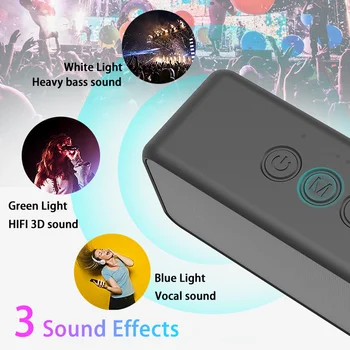30W lieljaudas Bluetooth Portable Speaker Āra Ūdensizturīgs Subwoofer Skaņas Box PC Datoru Skaļruņi Mūzikas Boom Box