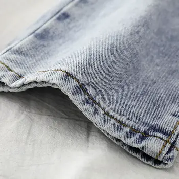 Kokvilnas Aprikožu Džinsi Sievietēm Ar Augstu Vidukļa Harēma Mamma Jeans Pavasara 2020 