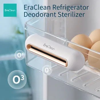 Sākotnējā EraClean Ledusskapis Deodorizing Sterilizer Sadzīves Virtuves Ozona Gultām Saglabāt Svaigu Uzlādējams Dezodorants