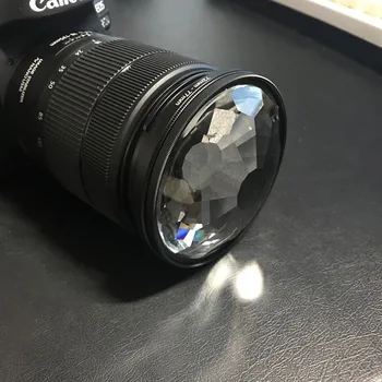 Kameras Filtru Kameru Piederumi Atkārtot Krāsains Stikla Prizmu 77mm/82mm Kaleidoskops Maināms Subjektu Skaits Fotogrāfija