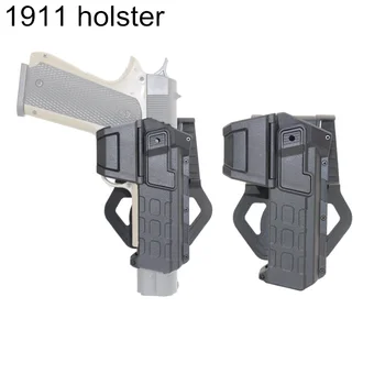 Taktiskā Airsoft 1911 Pistoli Makstī, Lai Glock 17 18 22 23 Pistoles Maksts Ar Lukturīti Lāzera 1911 Kustamo Gun Lietā