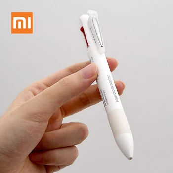 Xiaomi MOULDE 4 In 1 Multifunction Zīme Pildspalva 0.5 mm Gēla Pildspalvas ar Dzēšgumiju, Mehāniskā Zīmuļa Birojs Skolas Pildspalva Melna Zila Sarkana Uzpilde