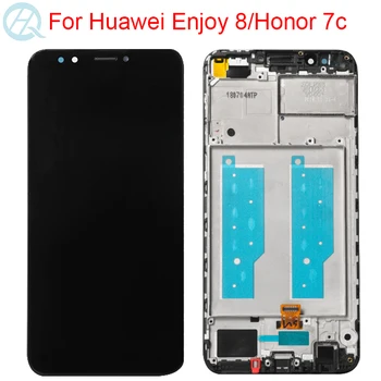 Jaunu LCD Huawei Honor 7C Displejs Ar Rāmi 5.99