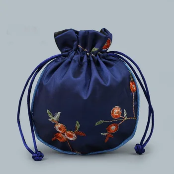 Ķīniešu vēja valsts puses-izšūti svētku staru kabatas, Rotaslietas, dāvanas, konfektes, krelles puses-string Dāvanu maisiņi