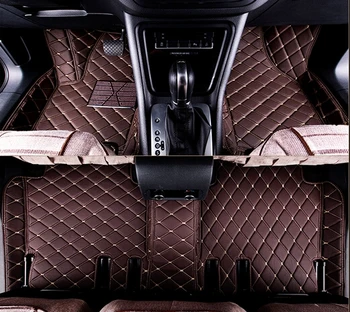 Labākā kvalitāte! Pasūtījuma speciālās automašīnas grīdas paklāji Mercedes Benz GLE W167 2020 7 sdvietas ūdensizturīgs, izturīgs auto paklāji par GLE 2021