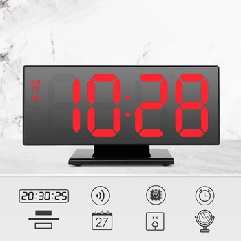 Elektronisko Skatīties Galda temperatūras displejs Daudzfunkciju Atlikt Nakts lielu skaitu Displejs LED Darbvirsmas Modinātājpulksteņi Despertador