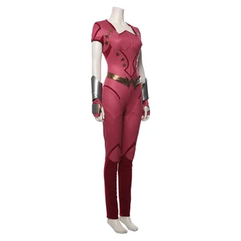 Donna Troy Cosplay Kostīmu Pieaugušām Sievietēm Jumpsuit Vienotu Apģērbs Sarkanā Supervaroņa Tērpu Halloween Karnevāla Kostīms Puse