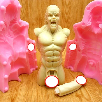 3D Seksīgu Vīriešu Dzimumlocekļa Šokolādes Kūka Pelējuma, Ziepes, Sveces Pelējuma Virtuves Cepšanas Rīki
