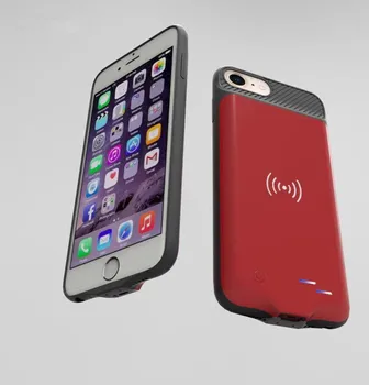 5000mah Bezvadu akumulatora korpusa iPhone 678 plus Akumulatora korpusa Qi Bezvadu Lādēšanas strāvas gadījumā, iphone 6 7 8 plus