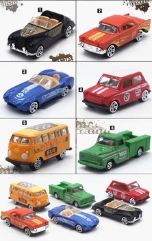 6 modeļi/komplekts pneimatisko modelis, 1:64 modeli, rotaļlietas. Rotaļu automašīnas. Dāvanas bērniem.