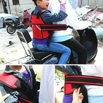 Bērnu Bērniem Scooter Motociklu Ar Sprādzi Sēdekļa Siksnu Drošības Jostas Pasažieru Drošības Siksnām, Krūšu Atstarojošās Lentes Regulējams Motociklu