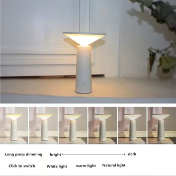 Touch Slēdzis 3 Režīmi LED Galda Lampa Acu Aizsardzība Lasījumā Aptumšojami USB Led Galda Gaismu, Nakts Gaismu Lampe De Birojs Led Studiju
