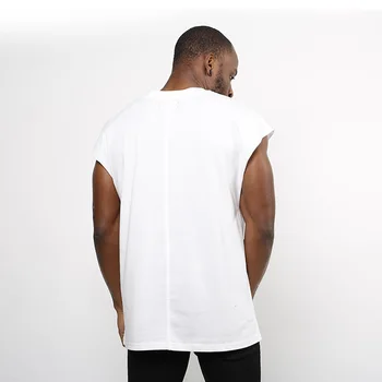2018 HEYGUYS jauns dizains sleeveness modes hip hop vienkāršā plus īsām piedurknēm T krekls zīmolu vīriešu t-krekls bez piedurknēm vairāk nekā izmēri vīriešiem