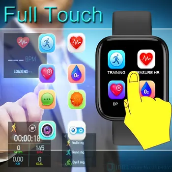 Modes Smart Skatīties Sieviešu Multi-Sport Režīms Smart Pulkstenis iOS Android Vīriešu Sirds ritma Monitors ar skārienekrānu Smartwatch Stundas