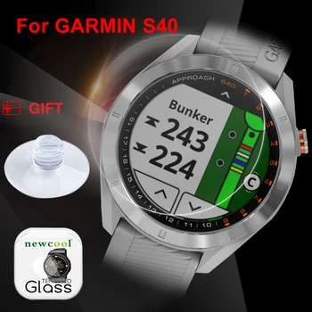 3pcs/set Screen Protector for Garmin Pieeja S40 Golfa GPS Watch Rūdīta Stikla Ekrāna Aizsargs 2.5 D &9H Aizsardzības Plēves