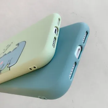 Radošā Palīdzības Krāsotas Multfilmu TPU Silikona Mobilā Telefona Gadījumā Aizsargājošu Uzmavu iPhone 11 Pro Max Max XS