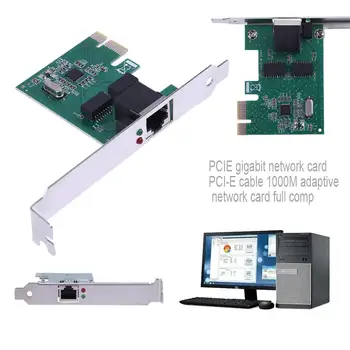 10/100/1000MBps PCI Lan Karti, Ethernet PCI Express PCI-E Tīkla Kontrollera Karti RJ45 Lan Adapteri Konvertētājs