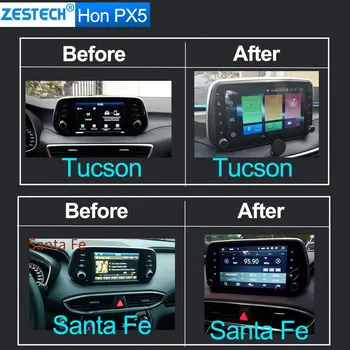 1din Android 9.0 Radio Auto DVD Atskaņotāju Hyundai Tucson 2018 2019 / Santa Fe 201Car Vadītājs Vienību Auto GPS DVD Multivides Autoradio