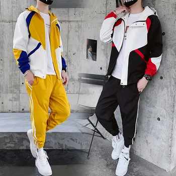 Divas Gabals Ikdienas Komplekts Vīriešu Jaunā Pavasara Rudens Mens Designer Poliestera Treniņtērpi Ziemas Sweatsuit Hoodies Sporta Tērpi HH50TZ