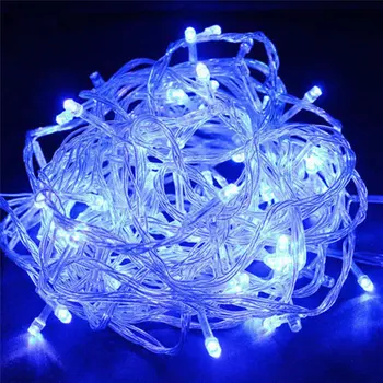 20M Ūdensizturīgs 110V/220V 200 LED svētku Stīgu gaismas Ziemassvētku Festivālā Puse Pasaku Krāsains Ziemassvētki Dekors LED String Gaismas