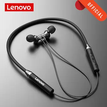 Lenovo HE05 Bluetooth 5.0 Bezvadu Austiņas In-ear Austiņu Magnētisko Karājas Ūdensizturīgs Trokšņa Slāpēšanas Austiņas Ar Mic