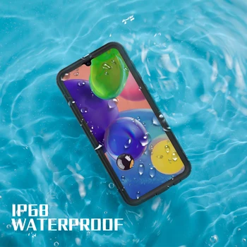 IP68 Ūdensnecaurlaidīga Case For Samsung A10E A01 A21 A51 5G, Ņemiet vērā, 20 ultra 360 Aizsargs Vāks apvalks Galaxy S20 Plus Ūdens coque