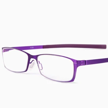 1.0 + 1.5 + 2.0 + 2.5 + 3.0 + 3.5 + 4.0 Sieviešu, Vīriešu Ultravieglajiem un Ērts Lasīšanas Brilles Dāmas Lasīšanas Brilles ar Lodziņu