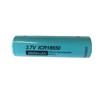 2GAB PKCELL 18650 li-ion akumulators ICR18650 2600MAH 3.7 V litija akumulators pogas augšējā lukturīti Lāpu Šūnu Akumulators