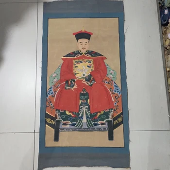 Izstrādāt Ķīniešu Klasisko Piedziņu Mājas Apdare, Krāsošanas Seno Amatpersona Portreta Attēls Nr.1