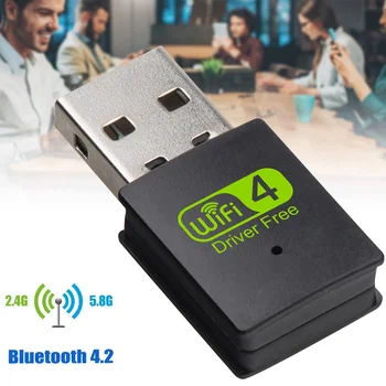 USB, WiFi, Bluetooth Adapteri, Dual Band Wireless Ārējo Uztvērēju Dongle for PC Klēpjdatoru NC99