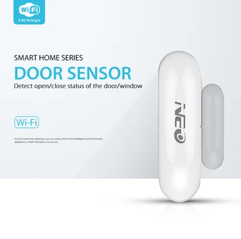 WiFi Smart Durvju Sensors, Logu Sensors App Paziņojumu Brīdinājumi Home Security Durvju/Logu Detektors Drošības Brīdināšanas Sistēmas AA2