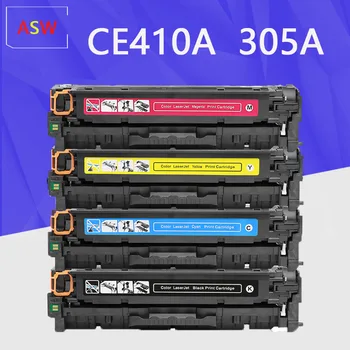 305A CE410 Saderīgu tonera kasetne CE410A CE411A CE412A HP laserJet Enterprise 300 krāsu M351 M375nw 400 M451nw M451