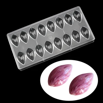 Olīvu formas Polikarbonāta Šokolādes Pelējuma konfektes, konditoreja konditorejas izstrādājumi instrumenti kūka apdare