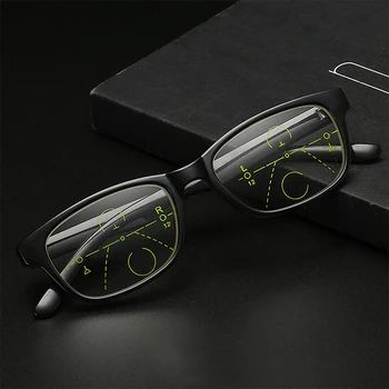 TR90 Progresējoša Multifokāla Lasīšanas Brilles Anti zilās gaismas Pāreju Vīriešiem Sieviete tuvredzība Hyperopia vecuma tālredzība augstas kvalitātes 1030