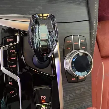 ZWNAV Auto Pārnesumkārba Kristāla Rokturiem Pārnesumu Pārslēgšanas Slēdzis ar Sviru, Nūju Galvas, Lai BMW 3. Sērijas X5 X6 X7 Z4 2019 2020 Auto Kristāla Rokturiem