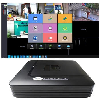 1T 2T 4T 8CH VRR H265+ ONVIF Diktofons 8 Kanālu IP Kameras Apsardzes Drošības Sistēma Ar Monitoru sistēmas cietais disks